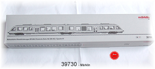 Märklin 39730  Nahverkehrs-Dieseltriebwagen. BR 648.2, DB AG