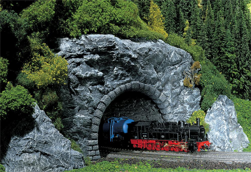 FALLER 171821 Spur H0 PREMIUM Tunnelportal, 2-gleisig