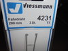 Viessmann 4231 Spur TT, Fahrdraht 200 mm, 3 Stück