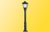 Viessmann 6470 Spur N, Parklaterne schwarz, LED warmweiß