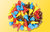 Viessmann 6831 Steckersortiment, 40 Stück in rot, gelb, blau, braun, sortiert