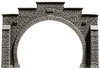 NOCH 48052 Spur TT, Tunnel-Portal, 2-gleisig, 16 x 10,5cm