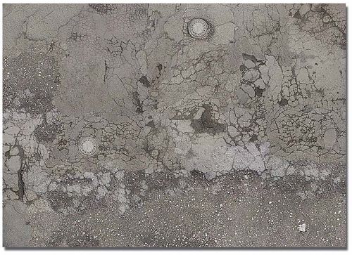 BUSCH 7416 Spur H0, TT, 0, zwei Dekoplatten Verwitterter Asphaltboden, 21x14,8cm