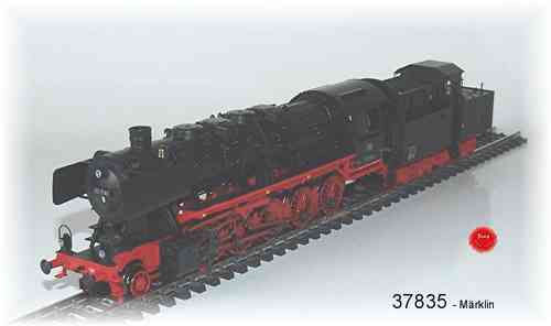 Märklin -  37835 - Güterzug-Dampflokomotive mit Kabinentender. BR 50
