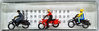 Preiser 10081 H0 Figuren Motorradfahrer auf HERCULES