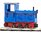 Busch HOf 12122 Diesel-Lokomotive »LKM Ns 2f Blau/Rot«