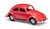 BUSCH 42710 Spur H0 VW Käfer mit Brezelfenster, rot