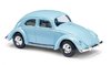 BUSCH 42711 Spur H0 VW Käfer mit Brezelfenster, blau