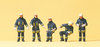 Preiser 10487 H0 Figuren "Feuerwehrmänner in mod. Arbeitskleidung"