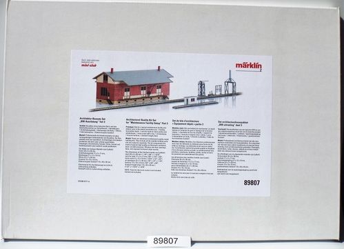 Märklin 89807 Architektur-Bausatz-Set "BW-Ausrüstung" Teil 3