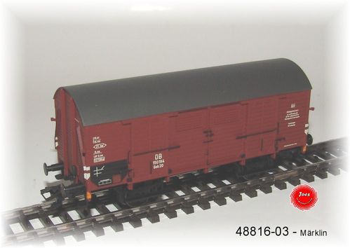 Märklin 48816-03 Ein Gedeckter Güterwagen Geh 20 rotbraun der DB