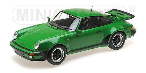 Minichamps 125066102 Porsche 911 Turbo 1977 Green Metallic 1:12