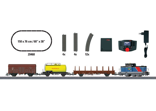 Märklin 29468 Digital-Startpackung "Schwedischer Güterzug" mit MS 60657