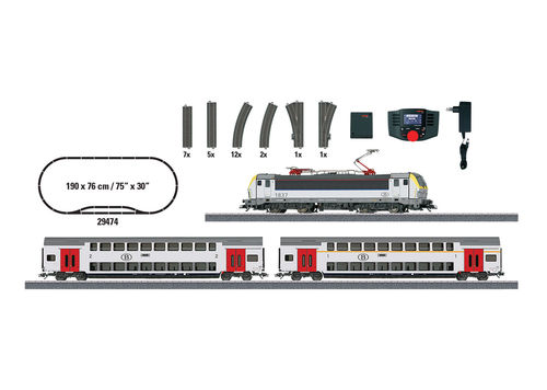 Märklin 29474 Digital-Startpackung "Personenzug der SNCB" mit MS 60657