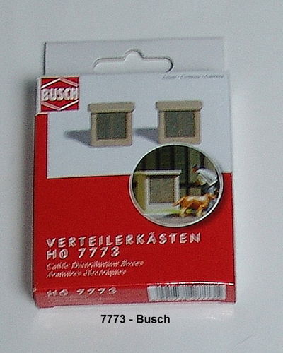 BUSCH 7773 Spur H0 Mini-Set: Verteilerkästen
