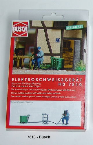 Busch 7810 HO Action-Set: Elektroschweißgerät Fertigmodell