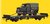 kibri 26270 Spur H0, Niederbordwagen mit KAELBLE Zugmaschine KV632ZB/15, Fertigmodell