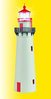 kibri 39170 Spur H0, Leuchtturm mit LED-Leuchtfeuer, Funktionsbausatz