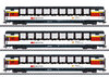 Märklin 43650 Schnellzugwagen-Set "Gotthard-Panorama-Express" SBB 3-teilig