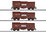 Märklin 46873 Güterwagen-Set mit 3 Teleskophaubenwagen der SNCB