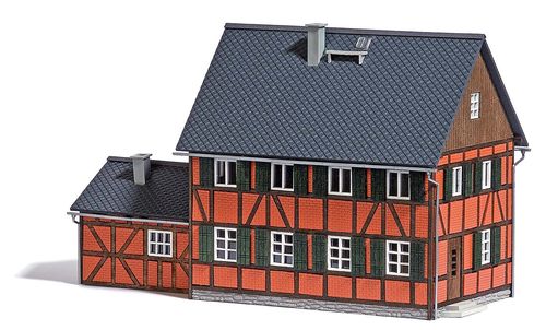 BUSCH 1657 Spur H0 Wohnhaus mit Anbau