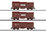 Märklin 46874 Güterwagen-Set mit 3 Teleskophaubenwagen der SNCB