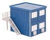 Faller 130134 H0 Baucontainer blau
