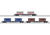 Trix Minitrix 15961 Güterwagen-Set "Containertransport DB 3-teilig