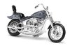 BUSCH 40157 Spur H0 Amerikanisches Motorrad, grau-Metallic