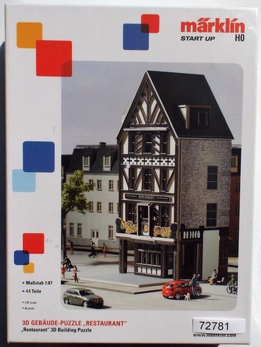 Märklin 72781 Start up - 3D Gebäude-Puzzle "Restaurant"