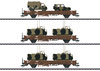 MÄRKLIN 46934 Niederbordwagen-Set "Militärtransport" der DSB 3-teilig