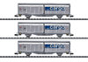 Trix Minitrix 15282 Schiebewandwagen-Set der SBB Cargo 3-teilig