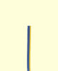 BRAWA 3172 - Flachbandlitze 0,14 mm², 5m , blau-blau-gelb