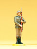 Preiser 56003 Maßstab 1:25 Figur "Soldat stehend, Gewehr präsentierend"
