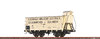 Brawa 49799 gedeckter Güterwagen G10 "Glückauf Brauerei" der K.P.E.V - AC