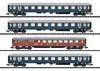 Trix Minitrix 15132 Schnellzugwagen-Set "MERKUR" der DB 4-teilig