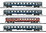 Trix Minitrix 15132 Schnellzugwagen-Set "MERKUR" der DB 4-teilig