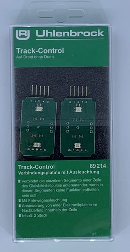 Uhlenbrock 69214 Track-Control 2 Verbindungsplatinen mit Ausleuchtung