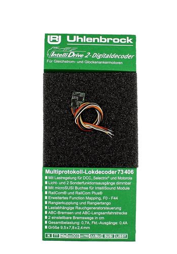 Uhlenbrock 73406 ID2 Minidecoder, Litzen