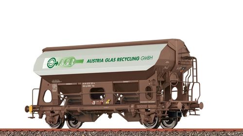 Brawa 49537 Gedeckter Güterwagen TDS „Austria Glas Recycling GmbH” Der Öbb, AC-Achsen