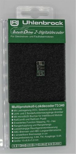 Uhlenbrock 73340 ID2 Spur N-TT Decoder, PluX12