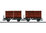 Trix 24175 Spur H0 Kokskübeltragwagen-Set "2 Kübel" der DB 2-teilig