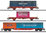 MÄRKLIN 47580 Container-Tragwagen-Set Lgs 580 der DB AG 3-teilig
