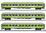 MÄRKLIN 42955 Schnellzugwagen-Set "FLiXTRAIN" 3-teilig passend zu 36186