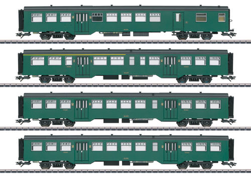 Märklin 43546 Personenwagen-Set M2 der SNCB 4-teilig passend zu 39480