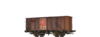 Brawa 49857 – ged. Güterwagen G10 „Zwilling“ DB, patiniert, AC-Achsen