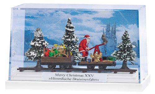 Busch 7627 Diorama:Merry Christmas XXV "Himmlische Draisinenfahrt"