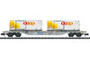 Trix Minitrix 15492 Containertragwagen "coop®" der SBB Cargo beladen