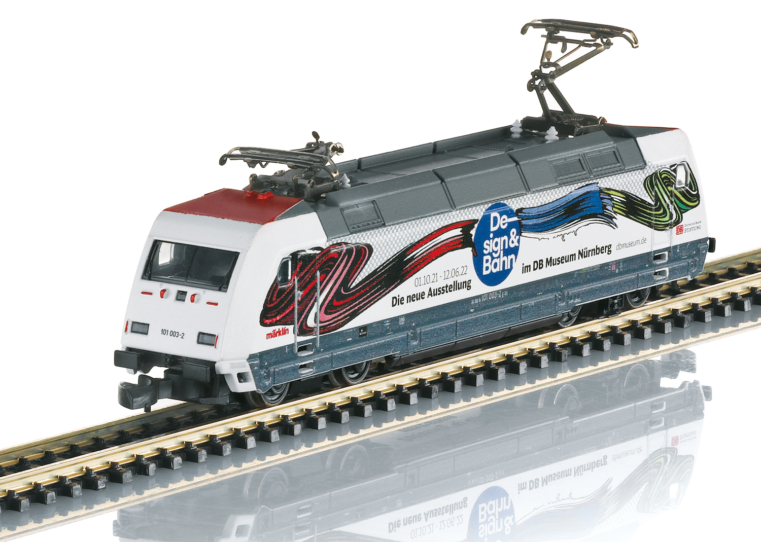 Märklin 88678 Spur Z E-Lok BR 101 DB AG Werbegestaltung "Design & Bahn" #NEU OVP