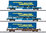MÄRKLIN 47120 Taschenwagen-Set LKW Walter der Rail Cargo Austria 3-teilig